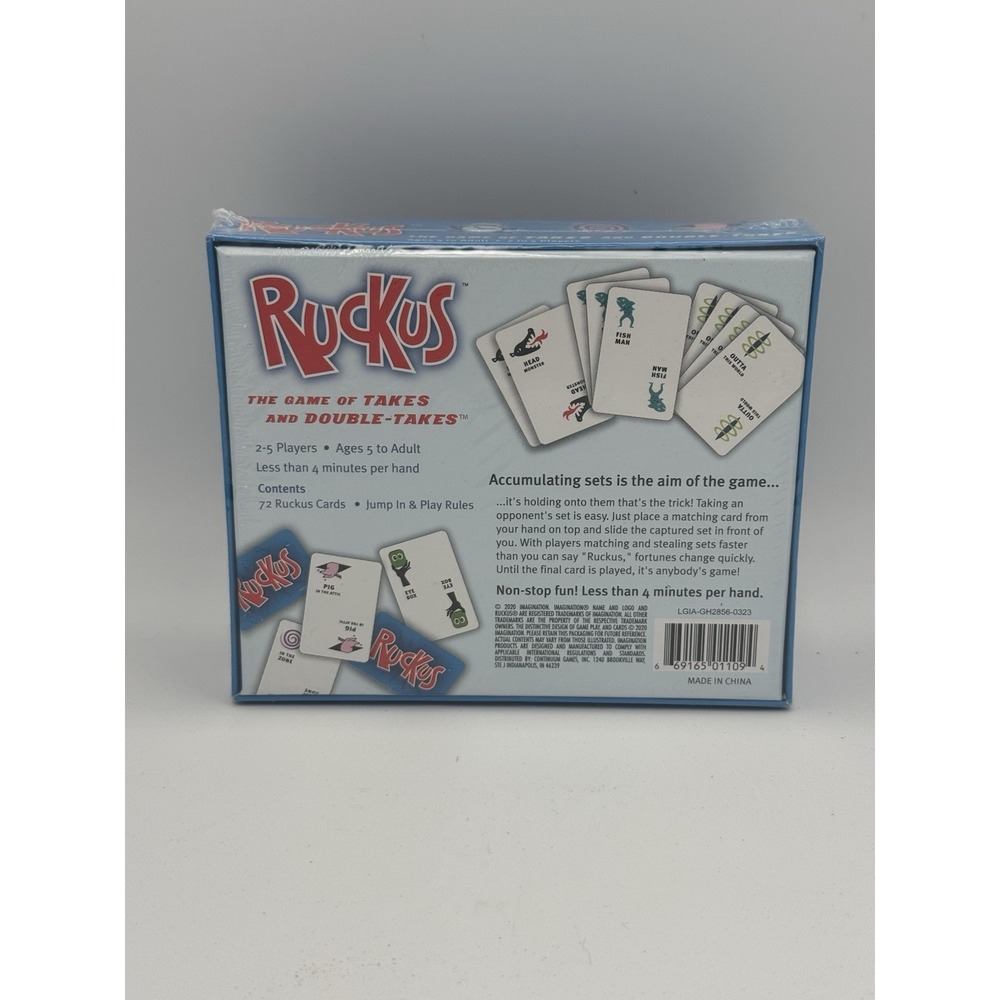 Ruckus by Imagination Games Family Card Game Night Fun New Sealed Box - Picture 2 of 4